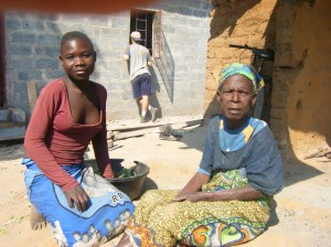 Joyce and Lister during the work